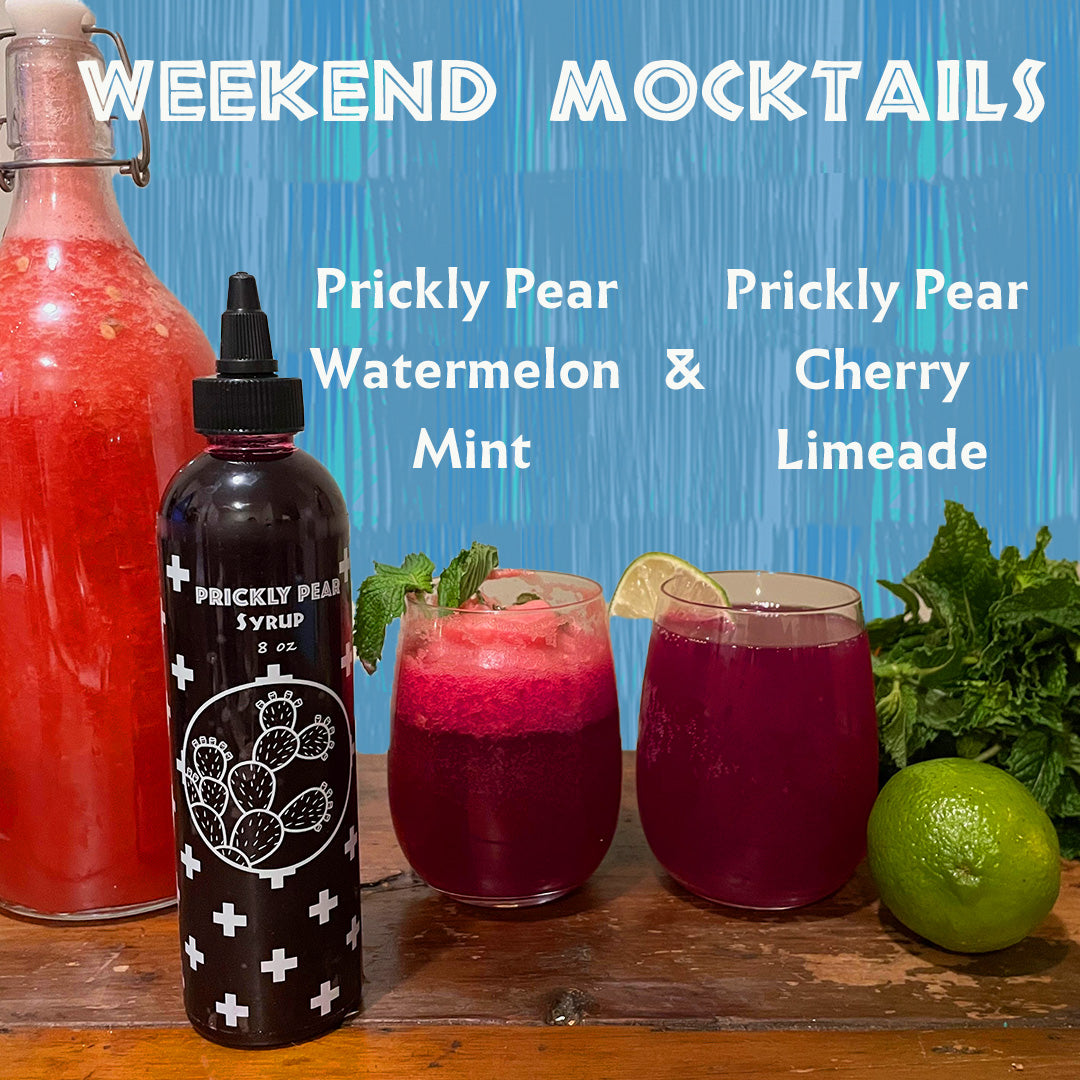 Prickly Pear Watermelon Mint Mocktail